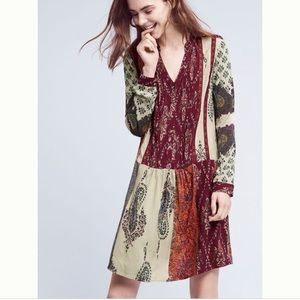 Patchwork Print Shirtdress by Anthropologie